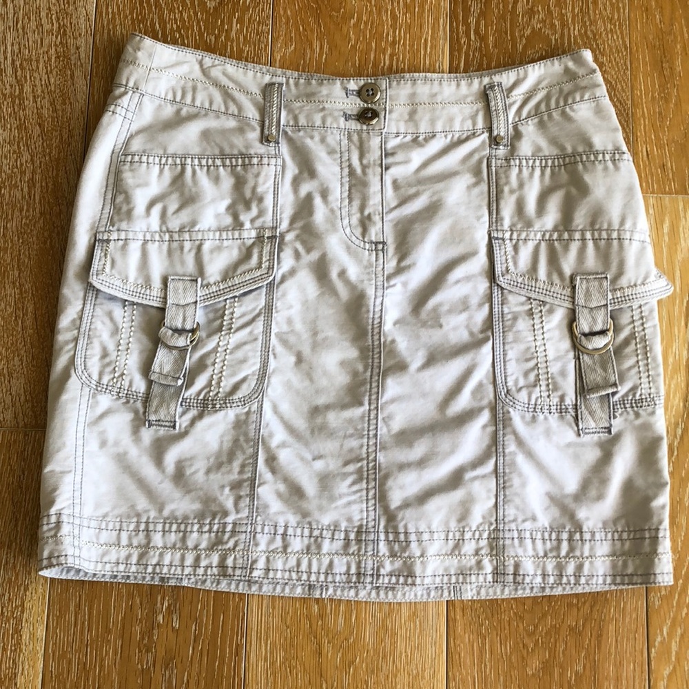 ***SO CUTE*** WHBM Grey Cotton Cargo Mini
